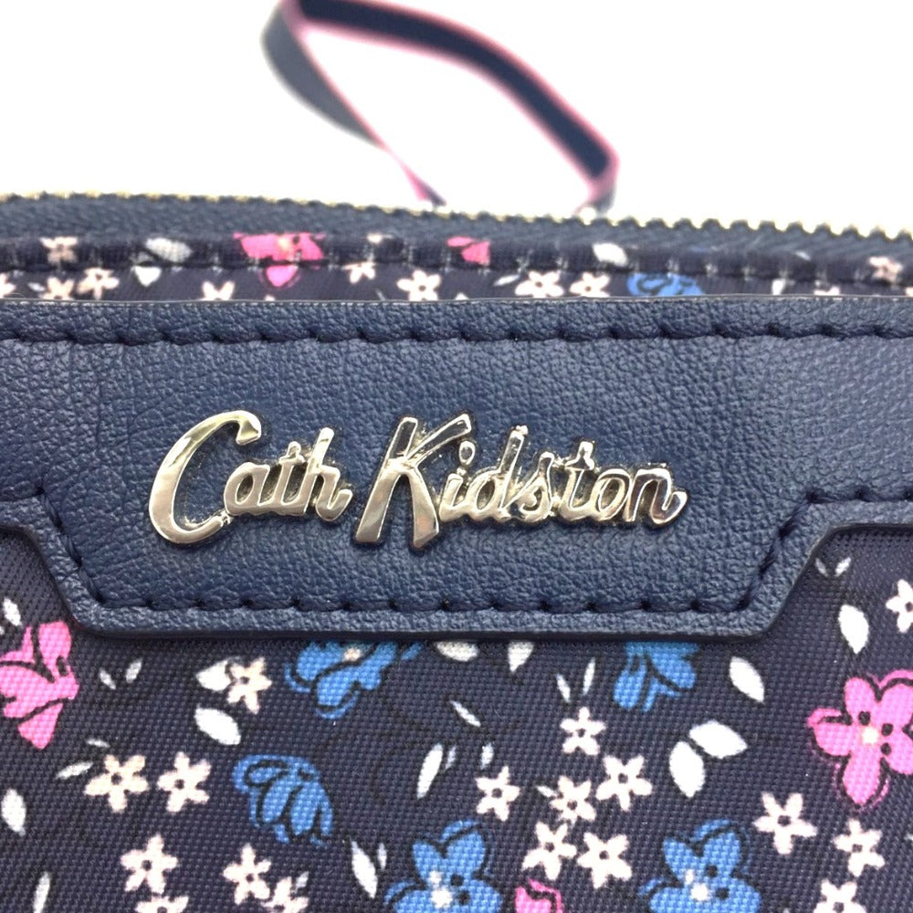 Cath Kidston  (キャスキットソン) ショルダーバッグ Cath Kidston　ショルダーバッグ　小花柄　ネイビー 美品