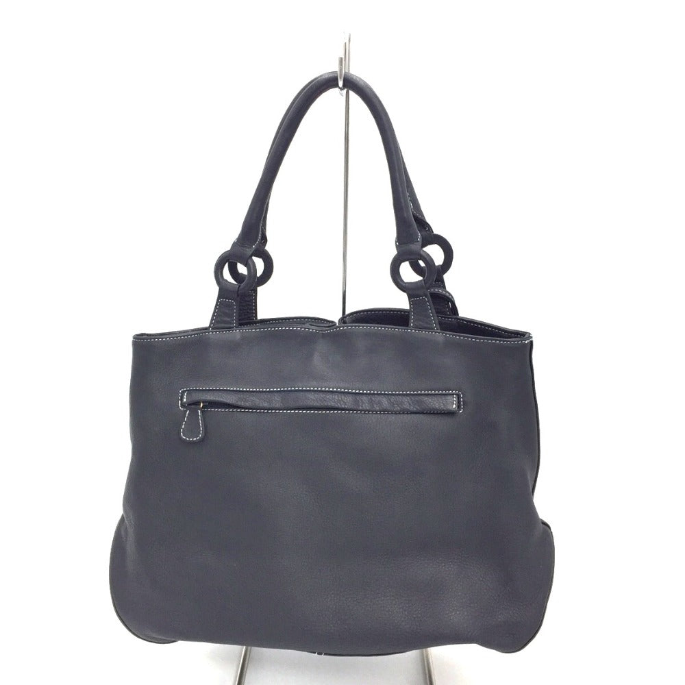 Kitamura (キタムラ) トートバッグ Kitamura　トートバッグ　ハンドバッグ　ネイビー　リボン