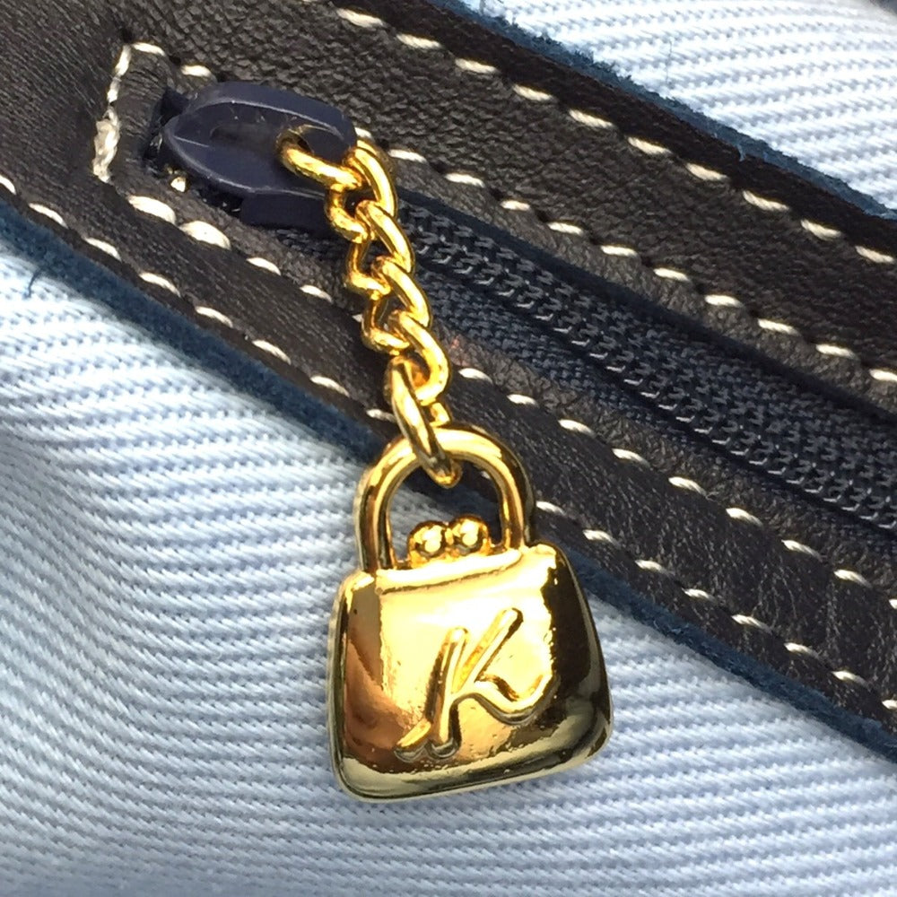 Kitamura (キタムラ) トートバッグ Kitamura　トートバッグ　ハンドバッグ　ネイビー　リボン