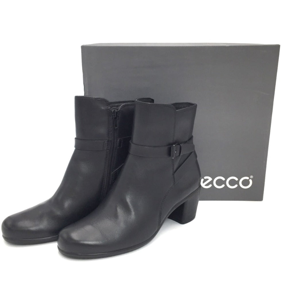 ECCO (エコー) ブーツ ecco　ショートブーツ　ブラック　36　23.0cm　P26302350899 長さ23cm 美品