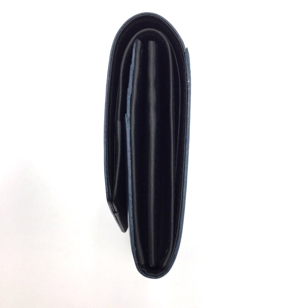 MARGARET HOWELL idea (マーガレットハウエル アイデア) 二つ折り財布 MHL.　二つ折り財布　ブルー　MHLWODS4-34 未使用品