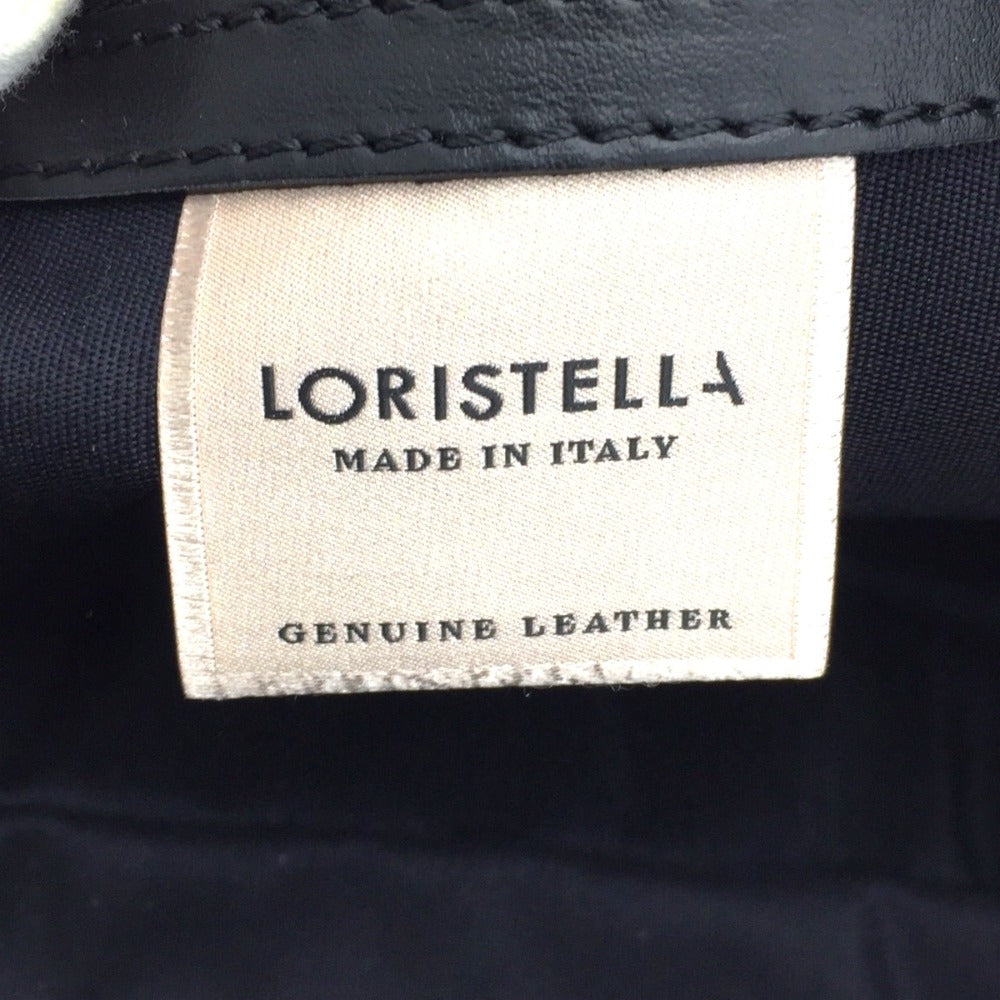 LORISTELLA (ロリステッラ) ハンドバッグ LORISTELLA　2wayハンドバッグ　ブラック　26080 美品
