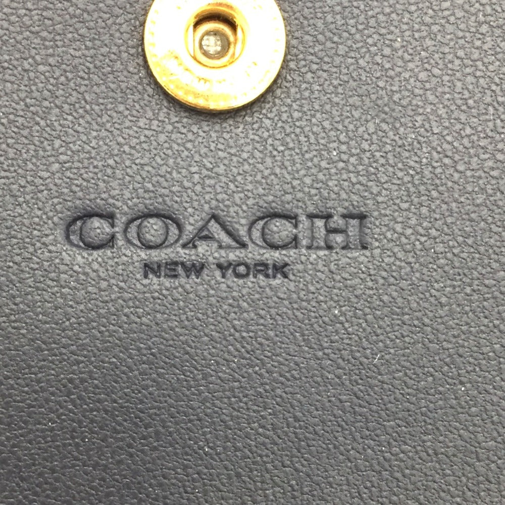 COACH (コーチ) 二つ折り財布 COACH　二つ折り財布　C2862　エメラルドグリーン 美品