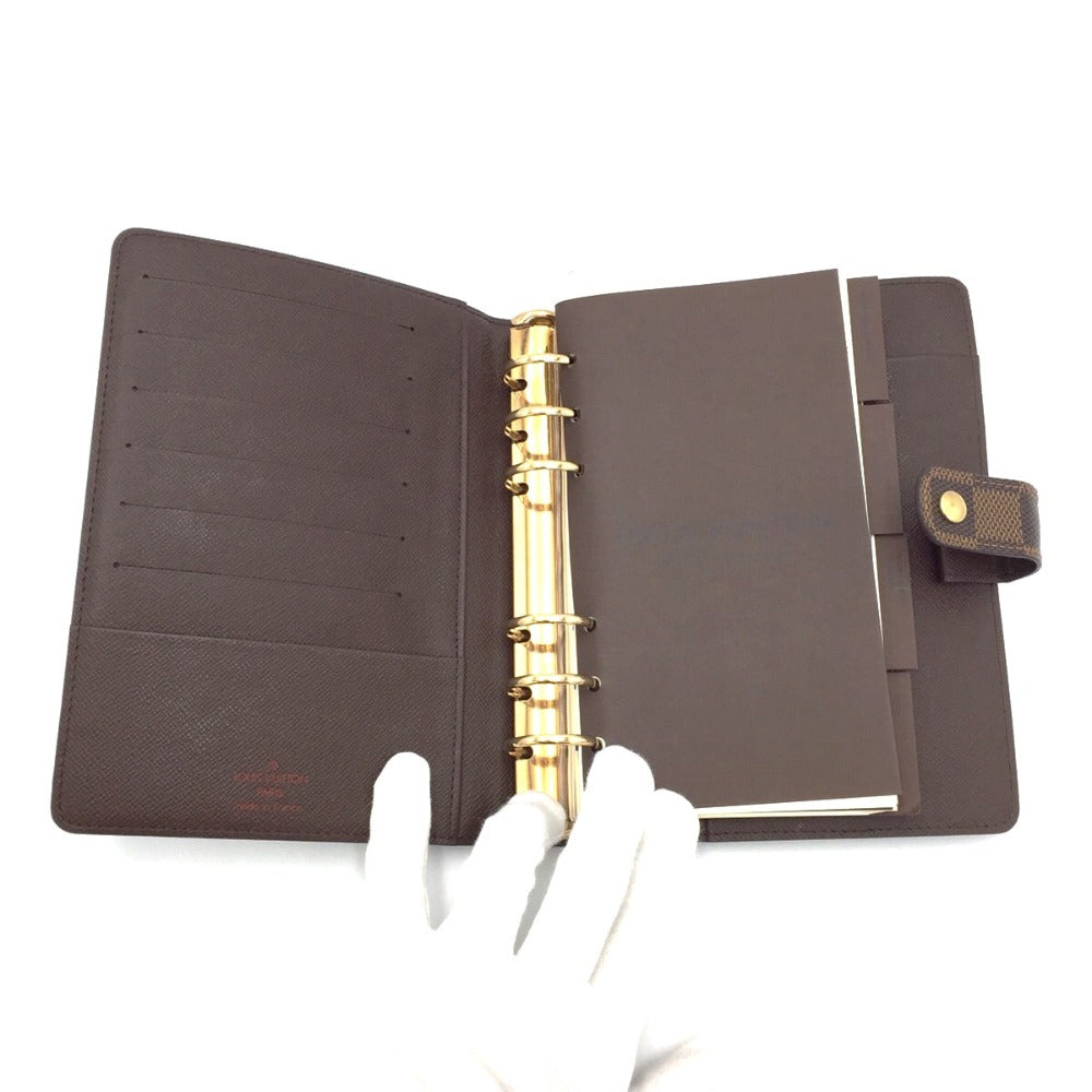 LOUIS VUITTON (ルイ・ヴィトン) 手帳カバー LOUIS VUITTON　ダミエ　アジェンダ　MM　手帳カバー　R20240 美品