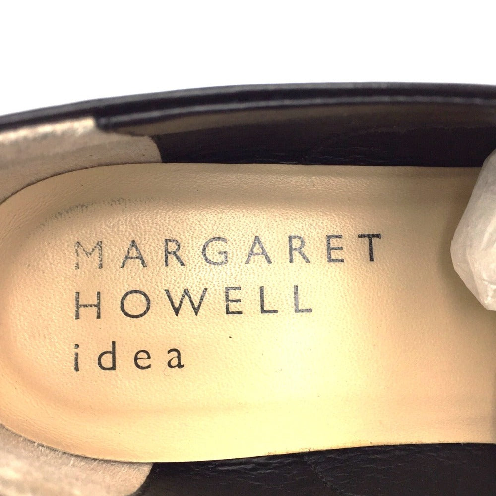 MARGARET HOWELL idea (マーガレットハウエル アイデア) レザーシューズ MARGARET HOWELL idea　レースアップシューズ　ブラック　23.5cm　2335 長さ26cm 美品