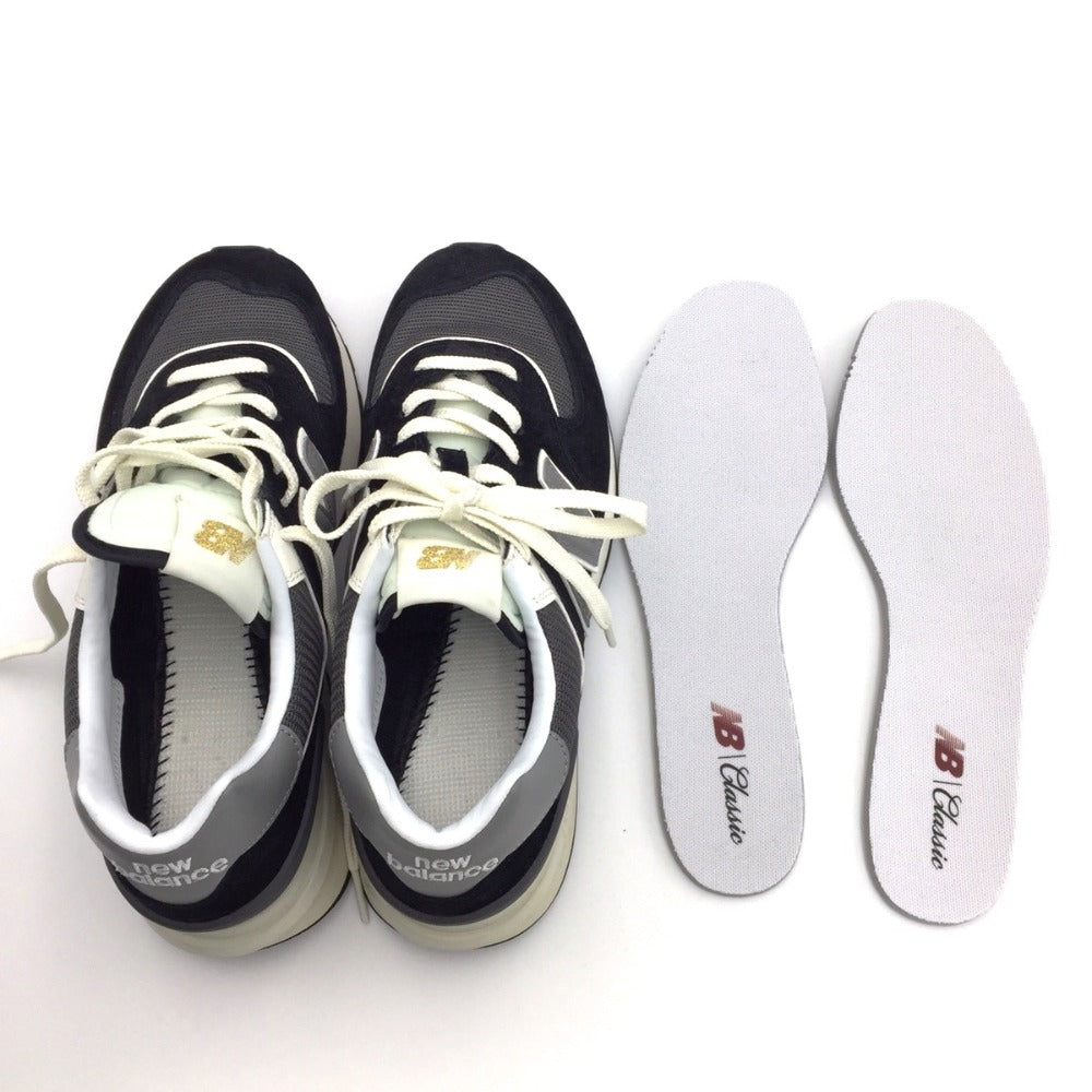 NEW BALANCE (ニューバランス) スニーカー new balance　スニーカー　U574LG G1　ブラック　25.0cm 長さ28cm 美品