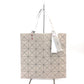 BAOBAO ISSEYMIYAKE (バオバオイッセイミヤケ) トートバッグ BAOBAO ISSEI MIYAKE　LUCENT ONE-TONE　BB31AG623　ライトベージュ 未使用品