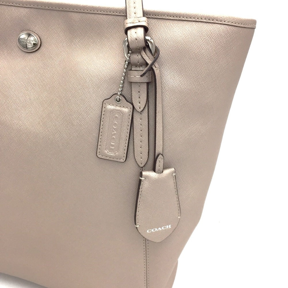 COACH (コーチ) トートバッグ COACH　トートバッグ　F27349　シャンパンベージュ 美品