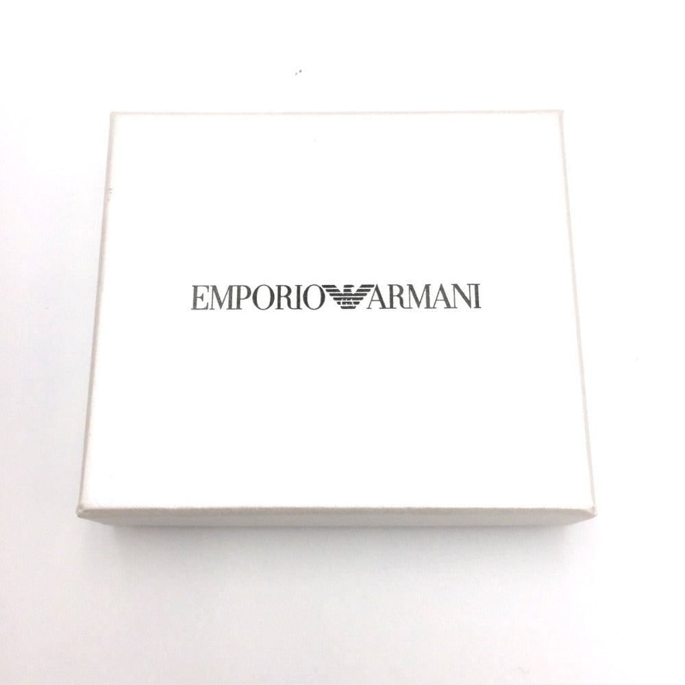 Emporio Armani (エンポリオ・アルマーニ) カードケース EMPORIO ARMANI　カードケース　ネイビー　Y4R173 美品