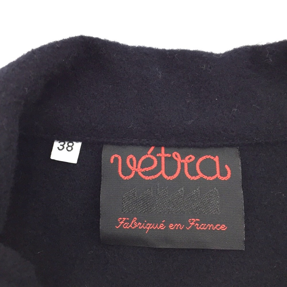 VETRA (ベトラ) カバーオール VETRA　カバーオール　フェルテッドウール　ネイビー　38　M　FR006　BSB242L101-0078 美品