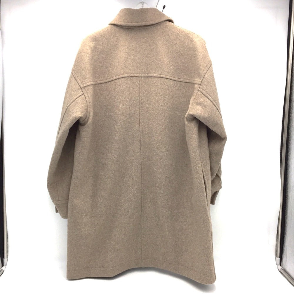 LA MARINE FRANCAISE (マリンフランセーズ) ステンカラーコート LA MARINE FRANCAISE　ウールコート　ステンカラーコート　ベージュ　MFG9711012NBH 美品