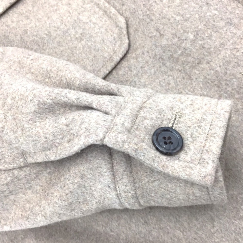 LA MARINE FRANCAISE (マリンフランセーズ) ステンカラーコート LA MARINE FRANCAISE　ウールコート　ステンカラーコート　ベージュ　MFG9711012NBH 美品