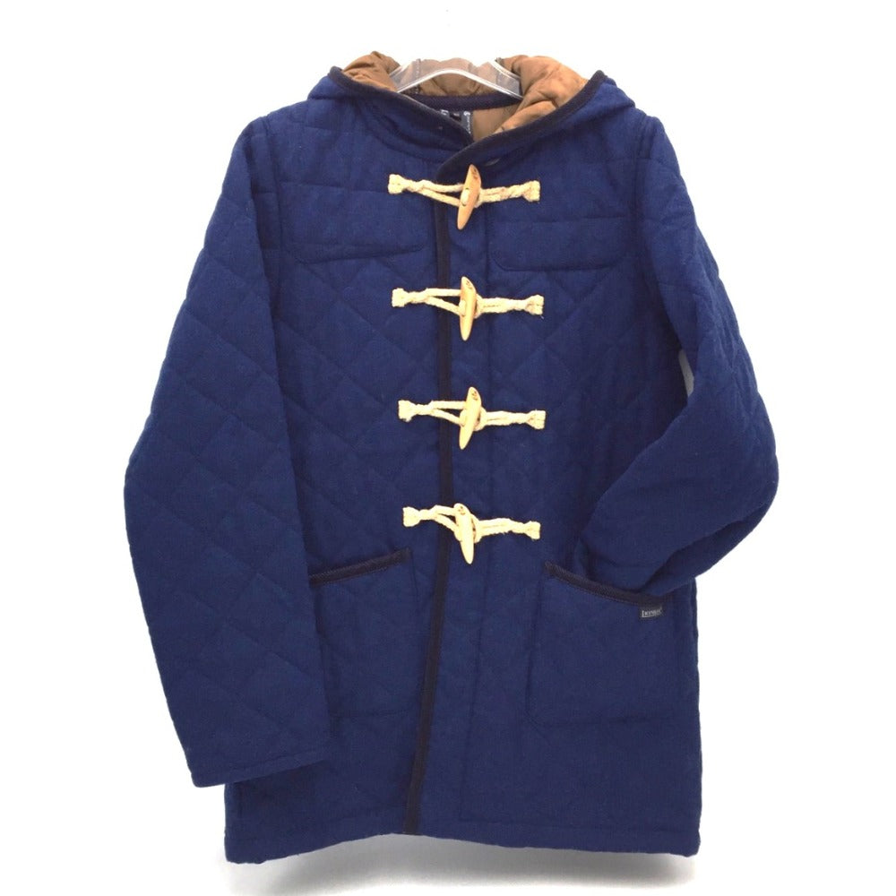 LAVENHAM (ラベンハム) ダッフルコート LAVENHAM　キルティング ウールダッフルコート　40　L　ブルー 美品