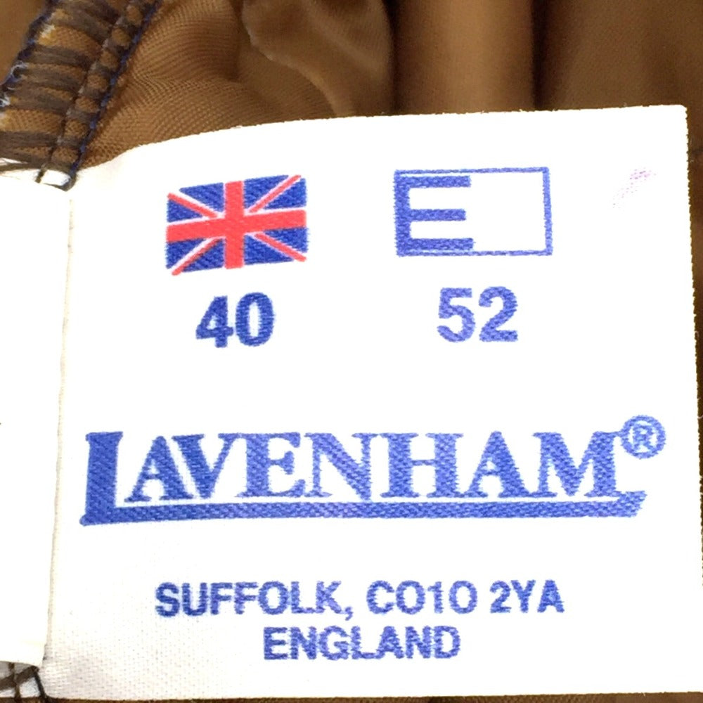 LAVENHAM (ラベンハム) ダッフルコート LAVENHAM　キルティング ウールダッフルコート　40　L　ブルー 美品
