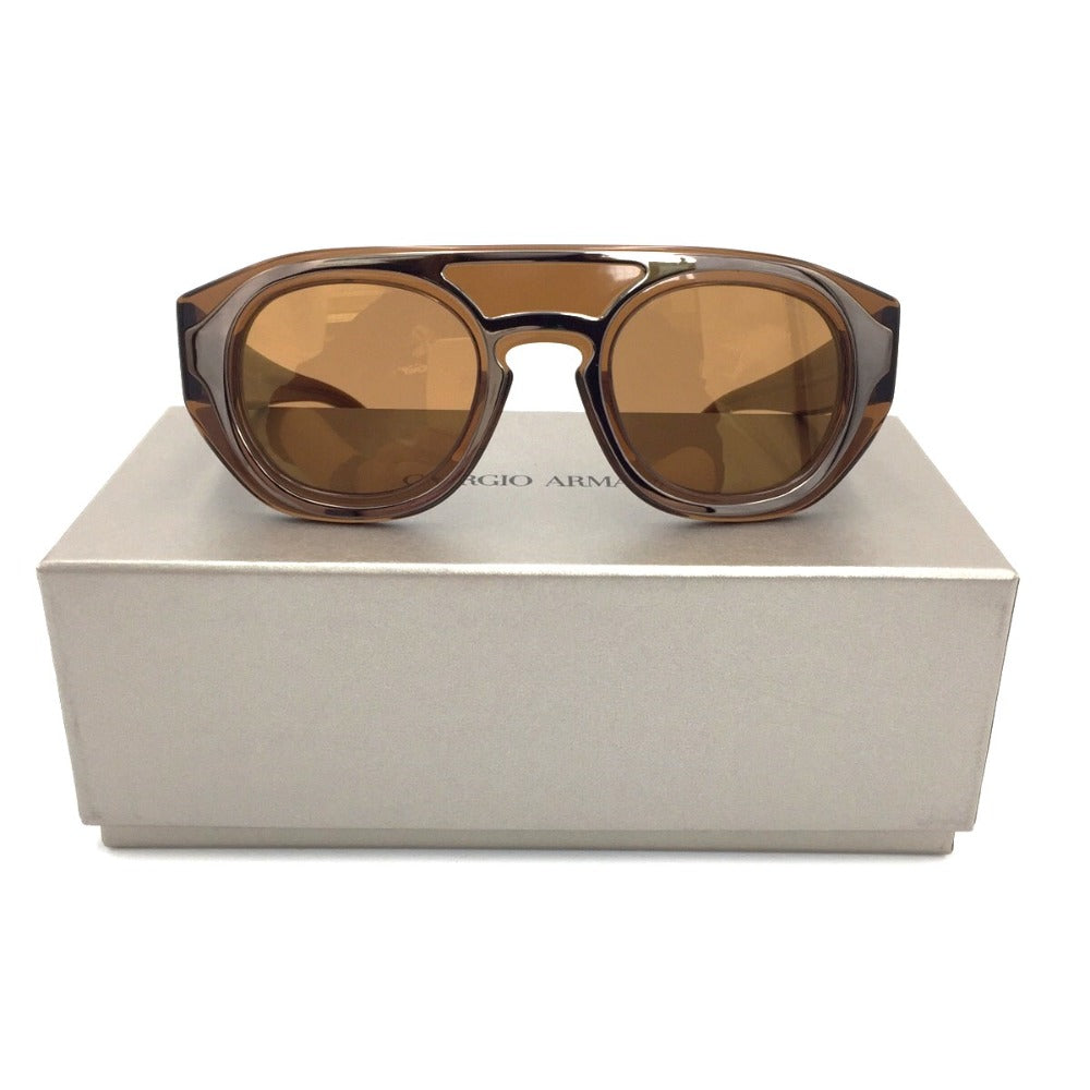 GIORGIO ARMANI (ジョルジオアルマーニ) サングラス GIORGIO ARMANI　サングラス　AR8135　58197D　ブラウン　ケース付き 美品