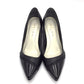 MELMO (メルモ) パンプス MELMO　ポインテッド トゥ 素材コンビ　パンプス　ブラックコンビ　23.5cm　7293 長さ22.5cm 未使用品