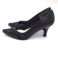 MELMO (メルモ) パンプス MELMO　ポインテッド トゥ 素材コンビ　パンプス　ブラックコンビ　23.5cm　7293 長さ22.5cm 未使用品