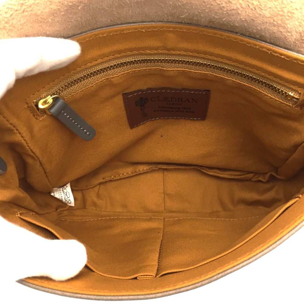 CLEDRAN (クレドラン) ショルダーバッグ CLEDRAN　MATU SHOULDER　ショルダーバッグ　グレー　CL3223 美品