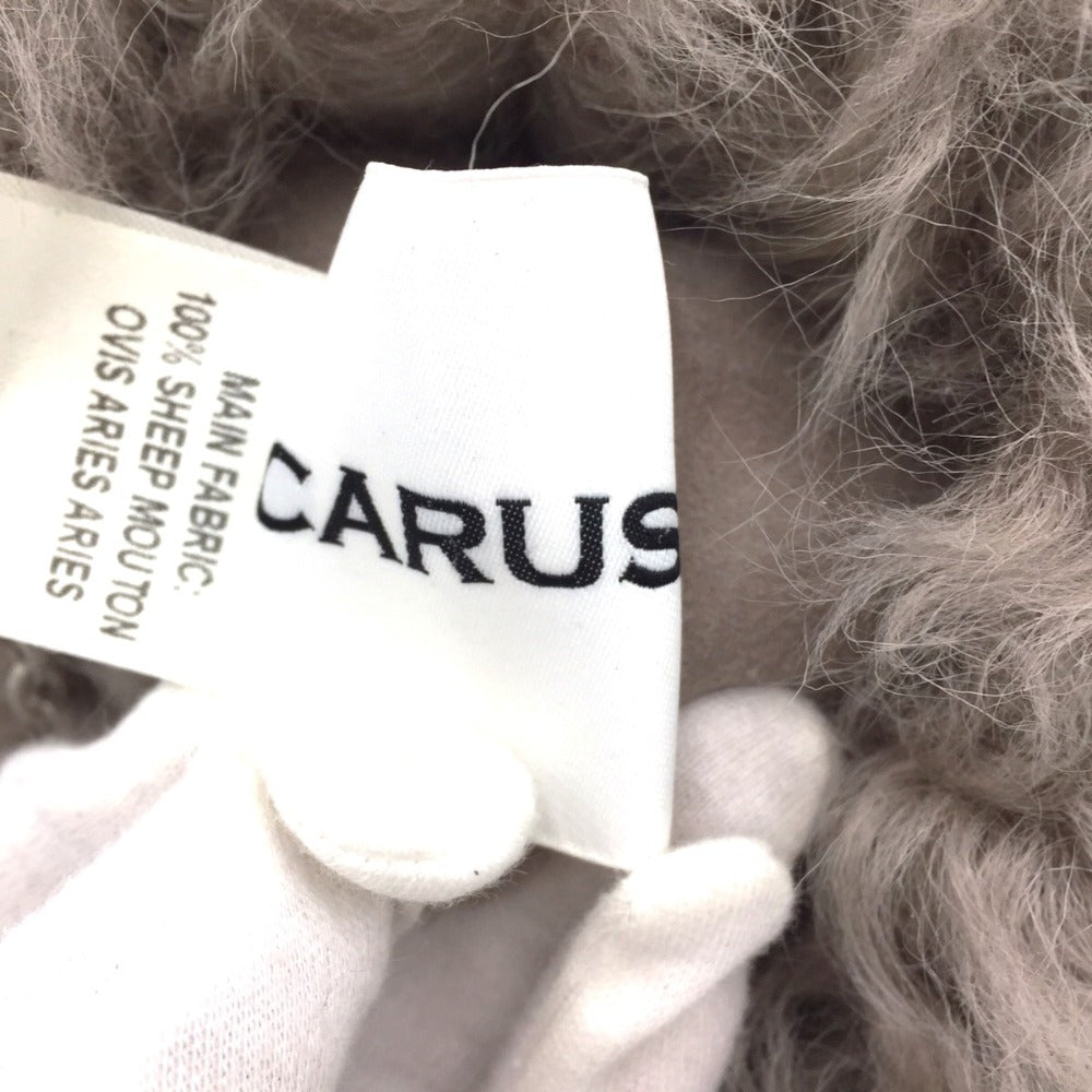 ハンドバッグ CARUS×eclat　チェーン付きファーバッグ　グレージュ　RAGGIO　ムートン 美品