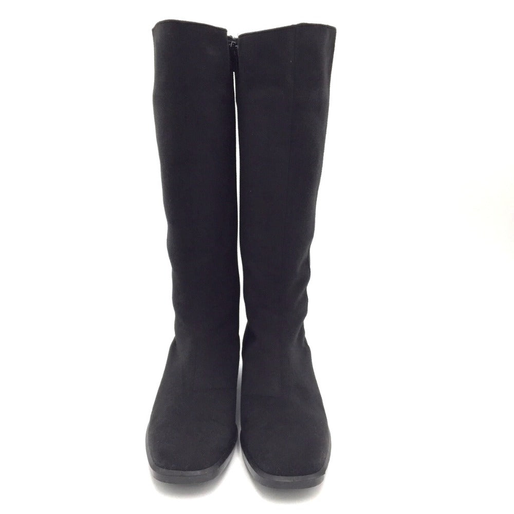 TOP DRY (アサヒシューズ トップドライ) ブーツ TOP-DRY　GORE-TEX ロングブーツ　スエード　ブラック　24.0cm　F3772 長さ25.5cm 美品