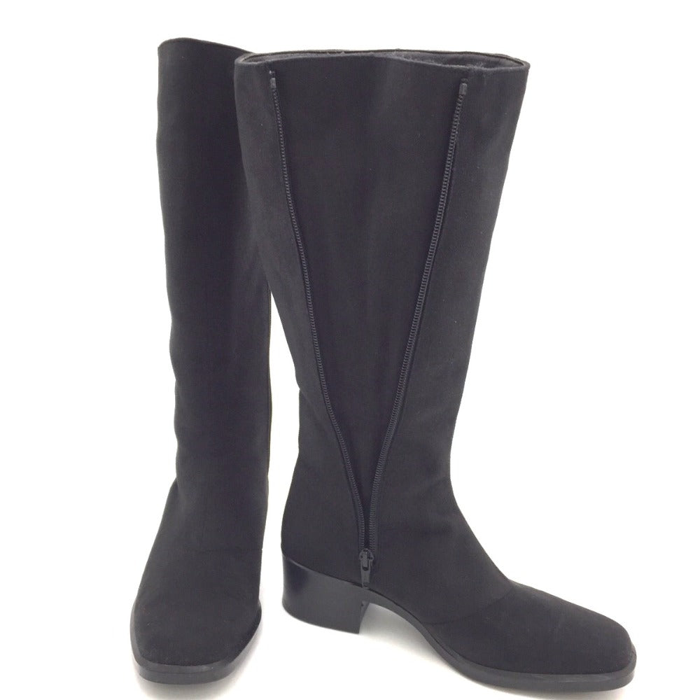 TOP DRY (アサヒシューズ トップドライ) ブーツ TOP-DRY　GORE-TEX ロングブーツ　スエード　ブラック　24.0cm　F3772 長さ25.5cm 美品