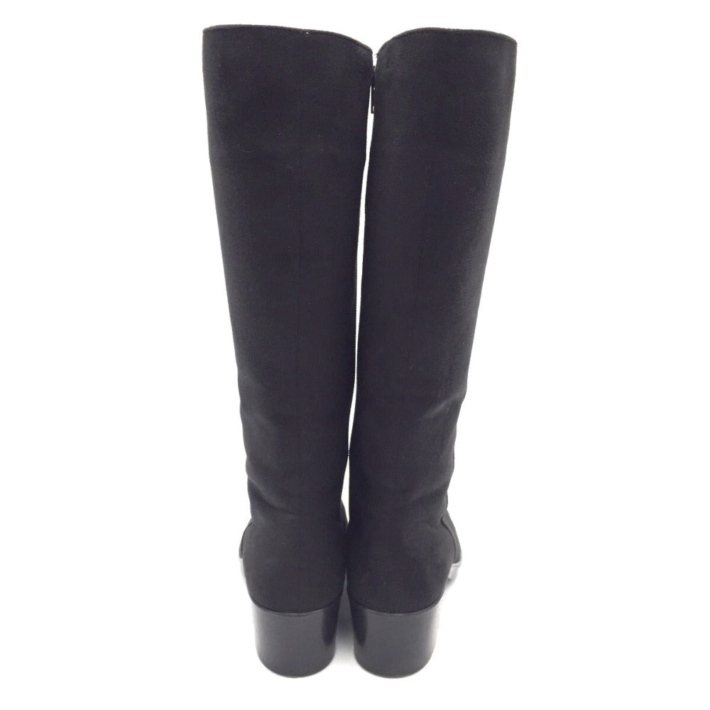 TOP DRY (アサヒシューズ トップドライ) ブーツ TOP-DRY　GORE-TEX ロングブーツ　スエード　ブラック　24.0cm　F3772 長さ25.5cm 美品