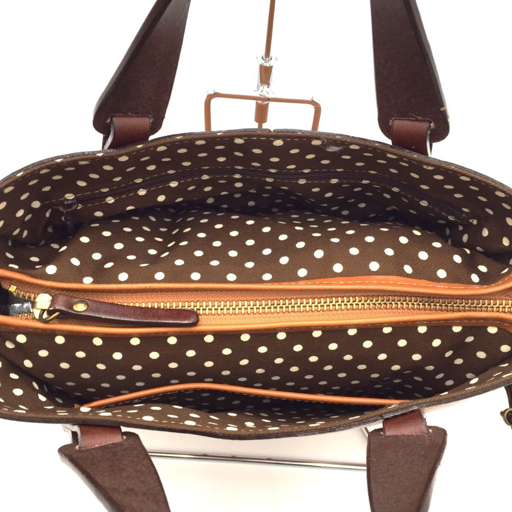 LILY (リリー) ハンドバッグ LILY　2wayバッグ　サーチ 2way　小　キャメル 美品