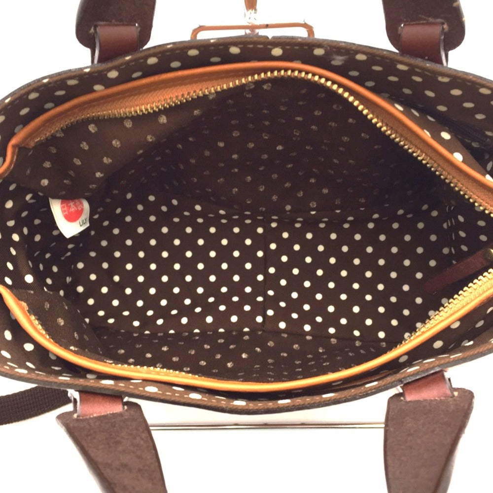 LILY (リリー) ハンドバッグ LILY　2wayバッグ　サーチ 2way　小　キャメル 美品