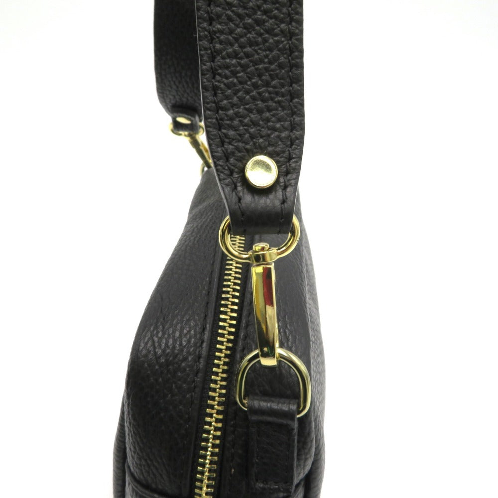 MARCO BIANCHINI (マルコビアンキーニ) ショルダーバッグ MARCO BIANCHINI　SLOBE別注ショルダーバッグ　ブラック　24019 美品