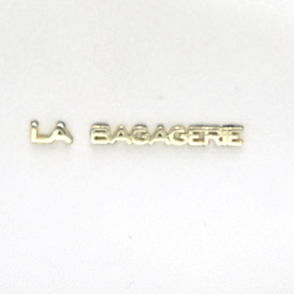 LA BAGAGERIE (ラ・バガジェリー) ショルダーバッグ LA BAGAGERIE　ラ バガジェリー　ショルダーバッグ　M　オフホワイト　B01-04-03-35　新品タグ付き 未使用品