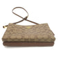 COACH (コーチ) ショルダーバッグ COACH　ライラ クロスボディ シグネチャーキャンバス　F58328　ブラウン　ショルダーバッグ 美品