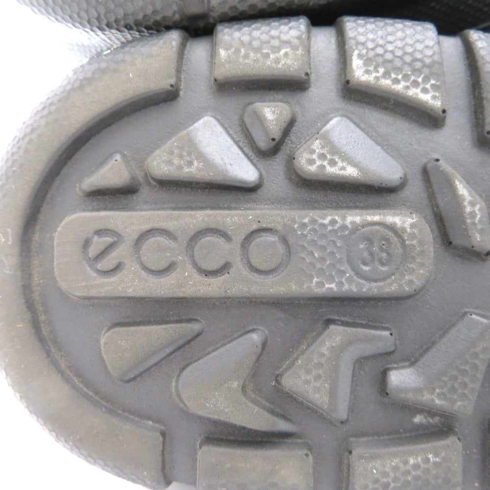 ECCO (エコー) ブーツ ecco　BABETT BOOT ZIP BOOTIE GTX　ショートブーツ　GORE-TEX　ブラック　38　24.0cm 長さ27cm 美品