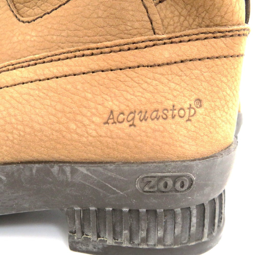 ブーツ ZOO Acquastop　BRECHJEブレッチェ　ショートブーツ　22387　35　22.0~22.5cm　ブラウン 長さ25cm 美品