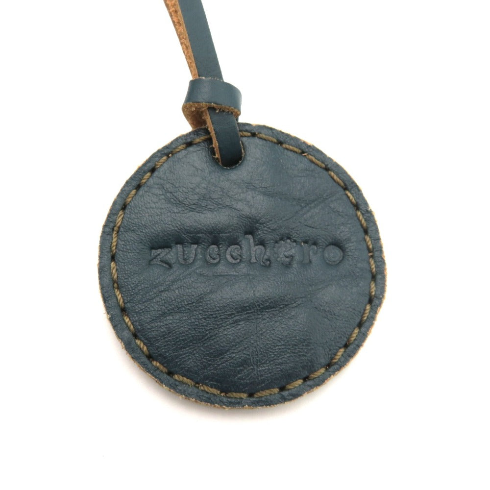 zucchero filato (ズッケロ フィラート) ハンドバッグ Zucchero filato　カウレザー 2wayメッシュハンドバッグ　48820　グリーン 美品