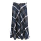 BLUE LABEL CRESTBRIDGE (ブルーレーベルクレストブリッジ) ロングスカート BLUE LABEL CRESTBRIDGE ロングスカート ウール　38　ブルーチェック　55S61-261-29 美品