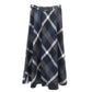 BLUE LABEL CRESTBRIDGE (ブルーレーベルクレストブリッジ) ロングスカート BLUE LABEL CRESTBRIDGE ロングスカート ウール　38　ブルーチェック　55S61-261-29 美品