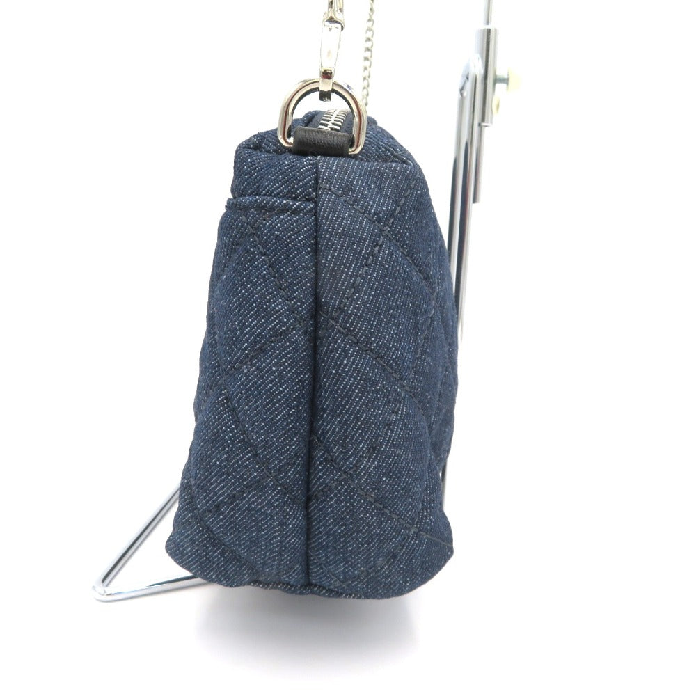 J.PRESS (ジェイプレス) ショルダーバッグ J.PRESS　キルティングショルダーバッグ　ネイビー(デニム)　BO2JNA0810 美品