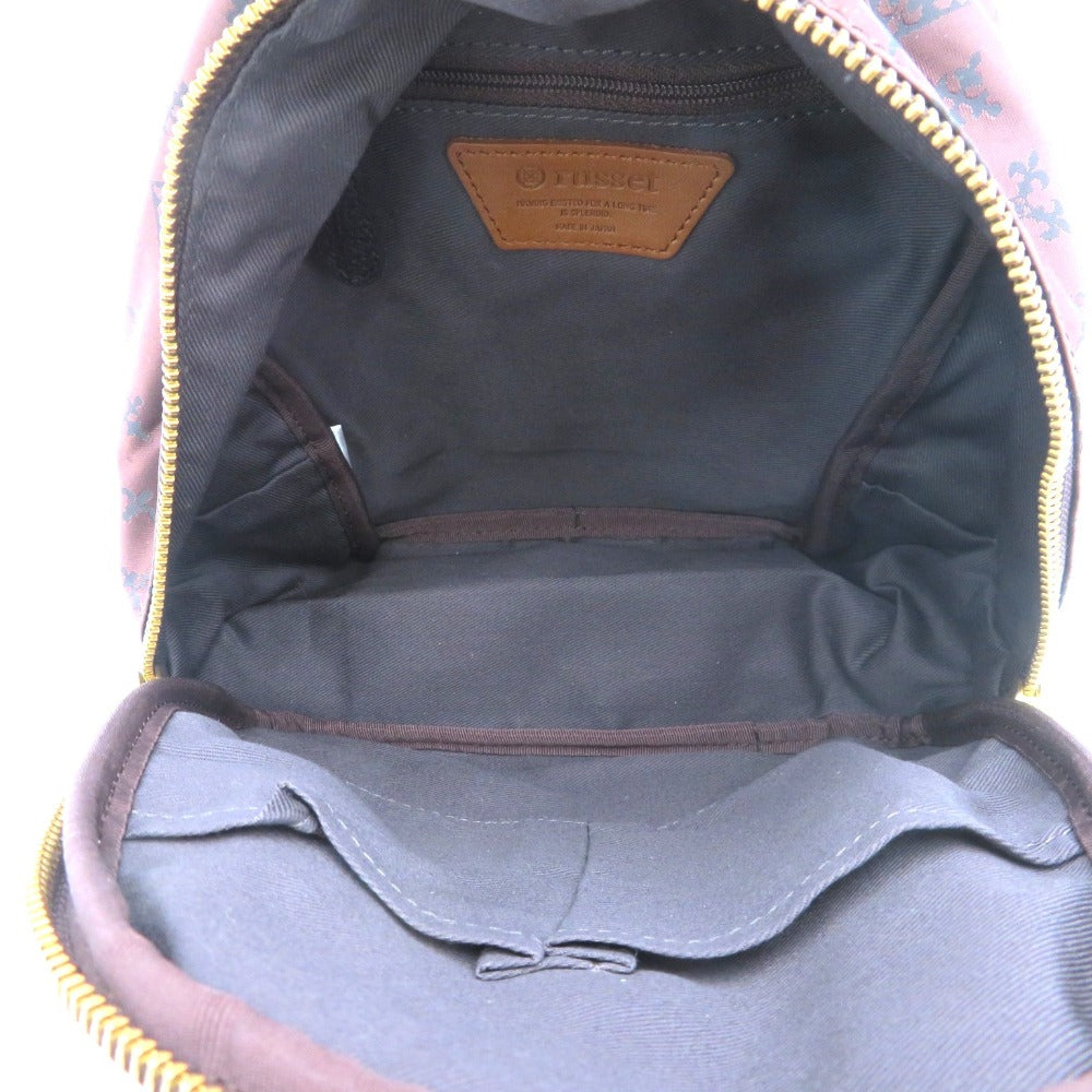 russet (ラシット) リュック russet　モノグラム 3wayミニリュック　ダークブラウン　RT17P1256490100　新品タグ付き 未使用品