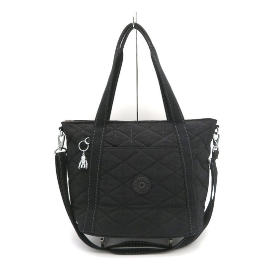 Kipling (キプリング) トートバッグ KIPLING　2wayショルダートート　キルティング　ブラック　KPKI5802 美品
