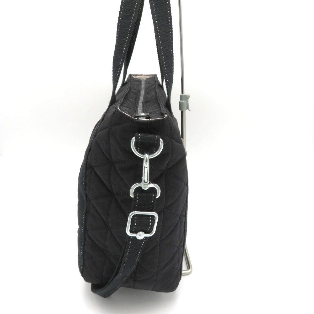 Kipling (キプリング) トートバッグ KIPLING　2wayショルダートート　キルティング　ブラック　KPKI5802 美品
