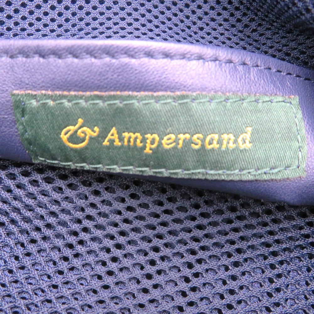 Ampersand (アンパサンド) ショルダーバッグ Ampersand　ショルダーバッグ　ネイビー 美品