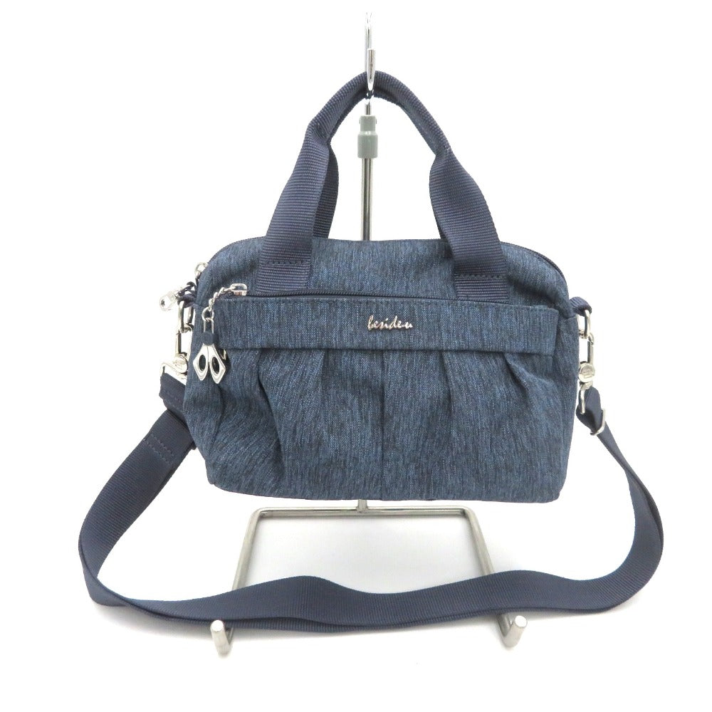 ショルダーバッグ beside.u　2wayショルダーバッグ　ジーンズブルー　BCSA2404 美品