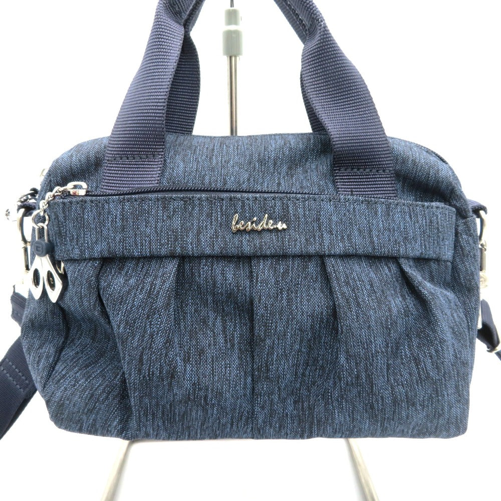 ショルダーバッグ beside.u　2wayショルダーバッグ　ジーンズブルー　BCSA2404 美品