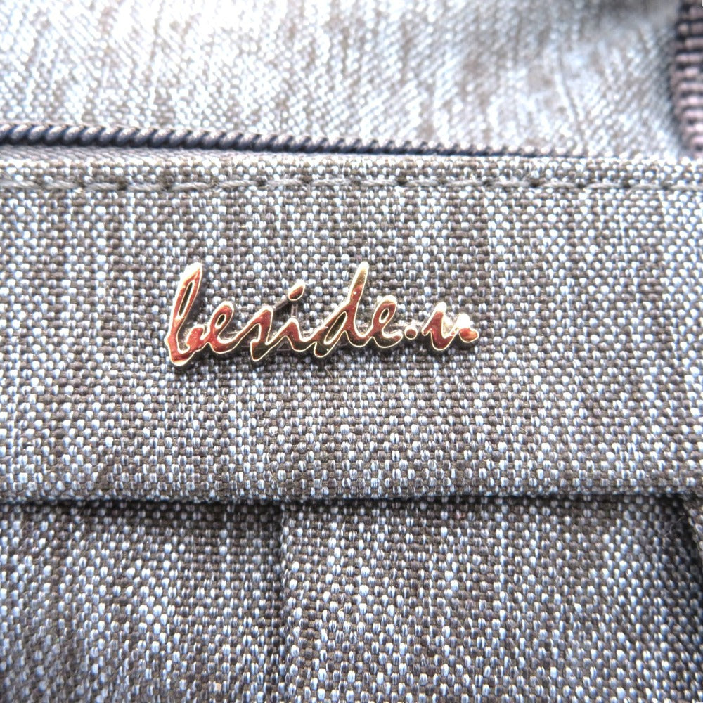 ショルダーバッグ beside.u　2wayショルダーバッグ　ジーンズブルー　BCSA2404 美品