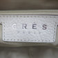 GRES (グレ) ハンドバッグ GRES　2way　レザーハンドバッグ　ホワイト 美品