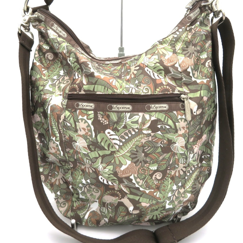 LeSportsac (レスポートサック) ショルダーバッグ Lesportsac　2wayショルダーバッグ　ジャングル柄 美品