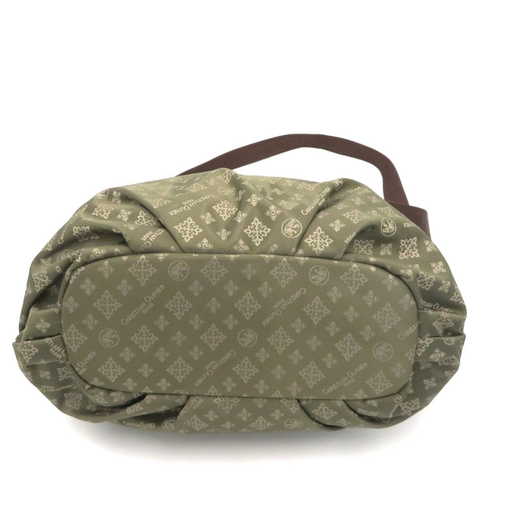 christian olivier (クリスチャンオリビエ) トートバッグ CHRISTIAN OLIVIER　2wayバッグ　カーキベージュ 美品