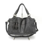 ESTINE (エスティーヌ) ハンドバッグ ESTINE　2way レザーハンドバッグ　ブラック