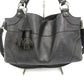 ESTINE (エスティーヌ) ハンドバッグ ESTINE　2way レザーハンドバッグ　ブラック