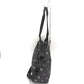 LeSportsac (レスポートサック) トートバッグ Lesportsac　EVER TOTE　2wayトートバッグ　ブラック　小花柄　同柄ポーチ付き　3802 美品